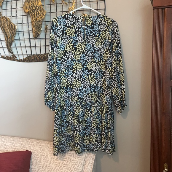 Long sleeved dropped waist dress - Picture 5 of 6